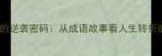 因祸得福的逆袭密码从成语故事看人生转折的5大智慧