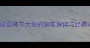 谐音梗猜成语桃花大便的趣味解读与经典成语推荐