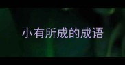 小有所成的成语