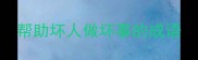 帮助坏人做坏事的成语