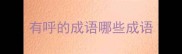 有呼的成语哪些成语