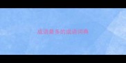 成语最多的成语词典