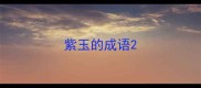 紫玉的成语