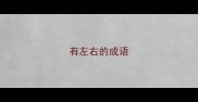 有左右的成语