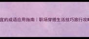 因地制宜的成语应用指南职场穿搭生活技巧旅行攻略全