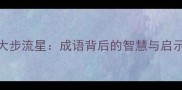 大步流星成语背后的智慧与启示