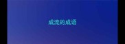 成流的成语