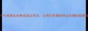20个与雨相关经典成语及用法从雨打芭蕉到雨过天晴的智慧传承