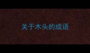 关于木头的成语