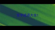 宫字成语大全