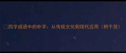 四字成语中的朴字从传统文化到现代应用附干货