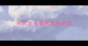 形容老夫妻恩爱的成语