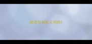 成语含有反义词的