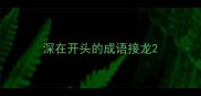 深在开头的成语接龙