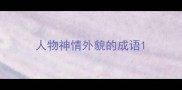 人物神情外貌的成语