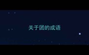 关于团的成语