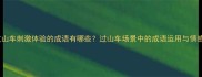 形容过山车刺激体验的成语有哪些过山车场景中的成语运用与情感共鸣