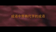 成语中带有代字的成语