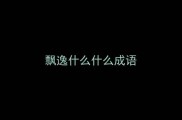 飘逸什么什么成语