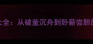历史成语故事大全从破釜沉舟到卧薪尝胆的千年智慧传承
