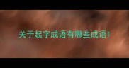 关于起字成语有哪些成语