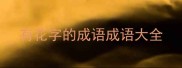 有花字的成语成语大全