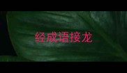 经成语接龙