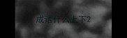 成语什么上下
