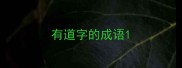 有道字的成语